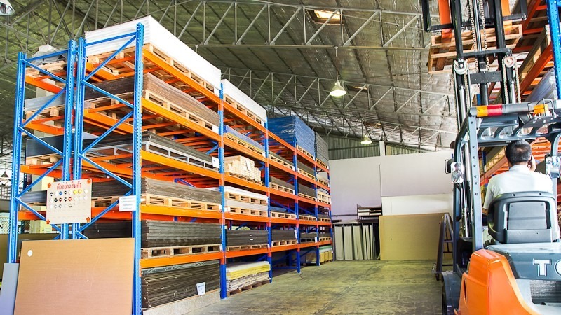 พื้นที่จัดเก็บสินค้า 