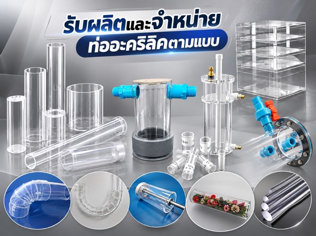 รับผลิตและจำหน่ายท่ออะคริลิคตามแบบ รับผลิตและจำหน่ายท่ออะคริลิคตามแบบ